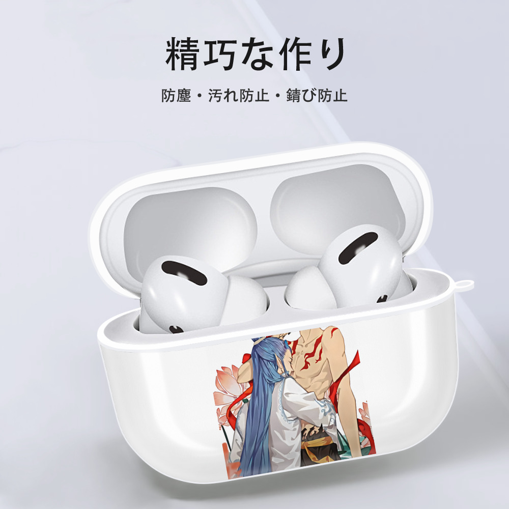 Ne Zha 2 ナタ 魔童の大暴れ 【AirPods Pro用】ハードシェル保護ケース 耐衝撃・防指紋・カラビナ付き商品仕様