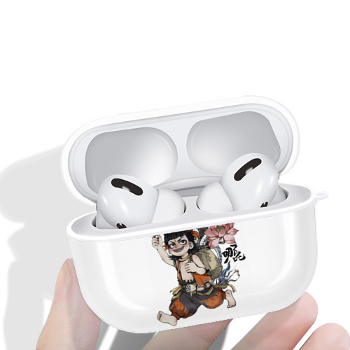 Ne Zha 2 ナタ 魔童の大暴れ 【AirPods Pro用】ハードシェル保護ケース 耐衝撃・防指紋・カラビナ付き商品仕様