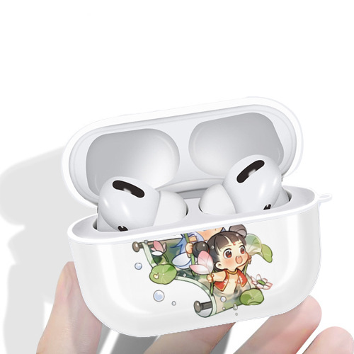Ne Zha 2 ナタ 魔童の大暴れ 【AirPods Pro用】ハードシェル保護ケース 耐衝撃・防指紋・カラビナ付き商品仕様
