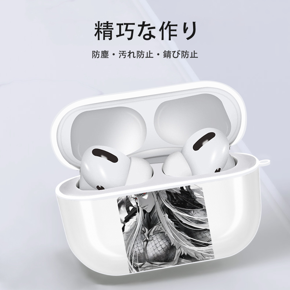 Ne Zha 2 ナタ 魔童の大暴れ 【AirPods Pro用】ハードシェル保護ケース 耐衝撃・防指紋・カラビナ付き商品仕様