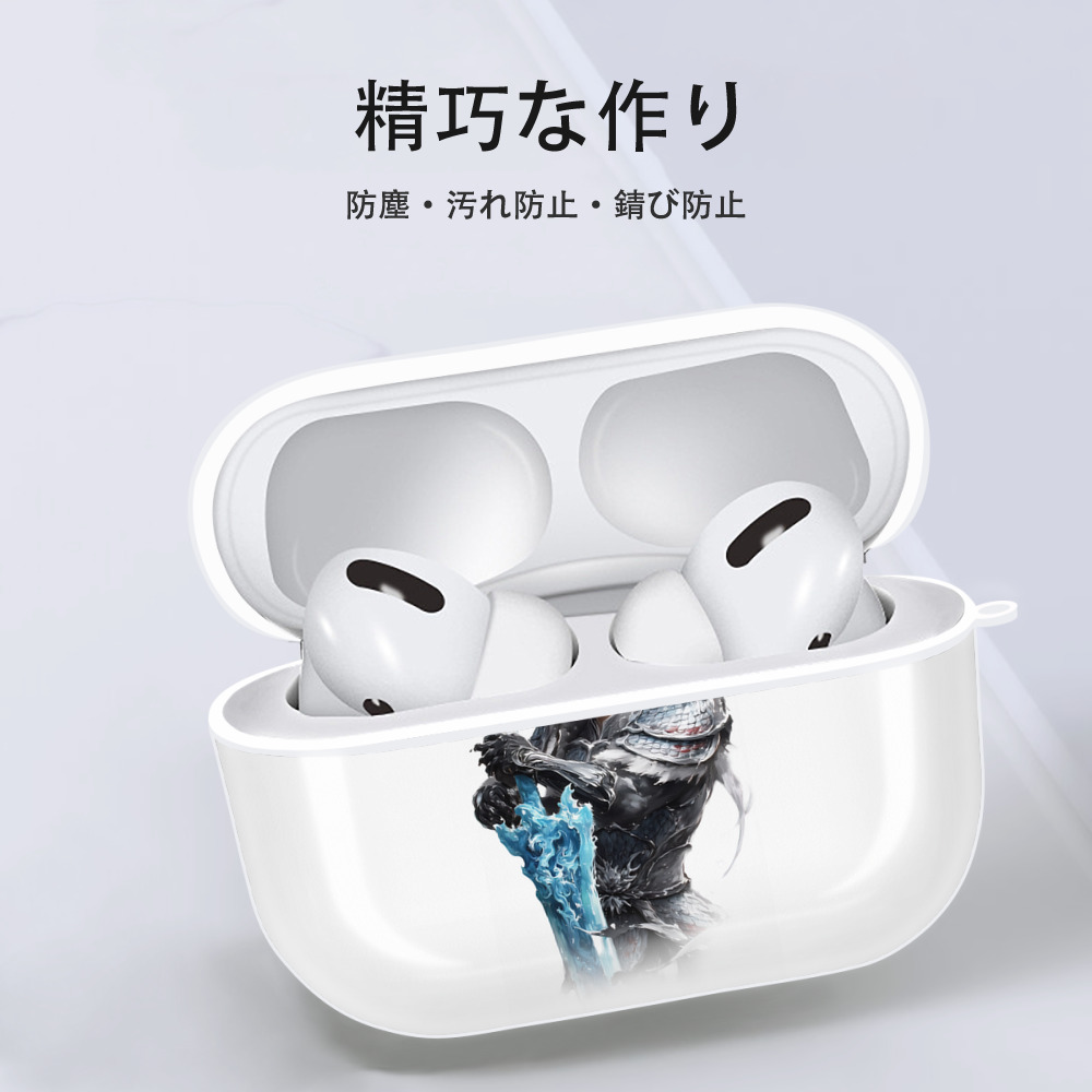 Ne Zha 2 ナタ 魔童の大暴れ 【AirPods Pro用】ハードシェル保護ケース 耐衝撃・防指紋・カラビナ付き商品仕様