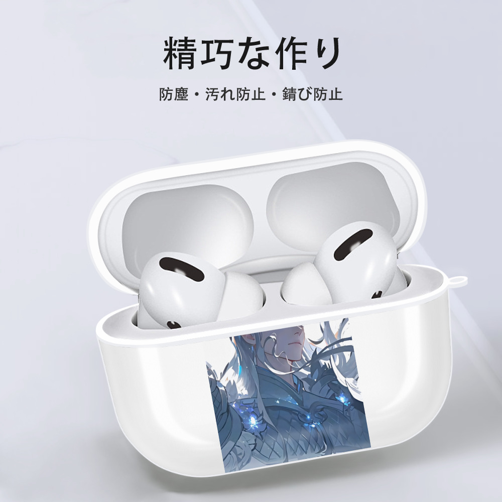 Ne Zha 2 ナタ 魔童の大暴れ 【AirPods Pro用】ハードシェル保護ケース 耐衝撃・防指紋・カラビナ付き商品仕様