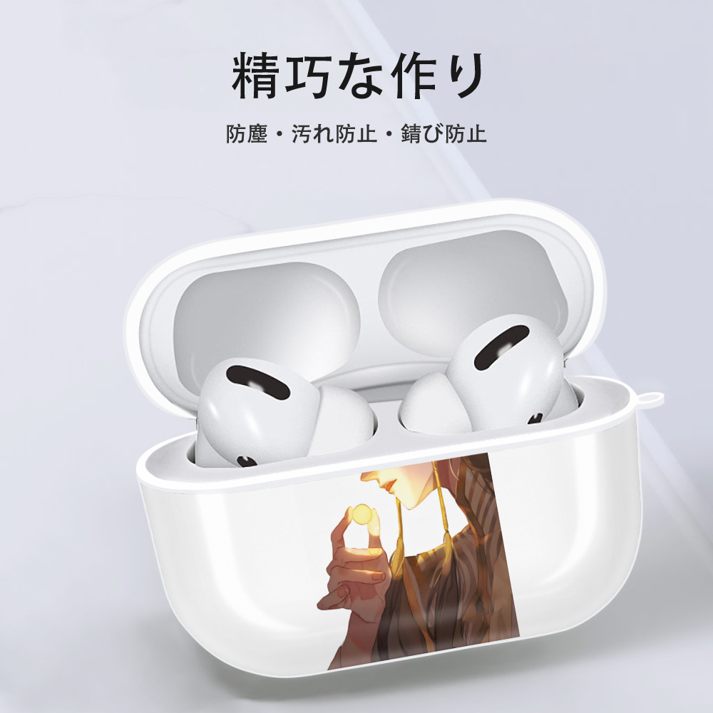Ne Zha 2 ナタ 魔童の大暴れ 【AirPods Pro用】ハードシェル保護ケース 耐衝撃・防指紋・カラビナ付き商品仕様