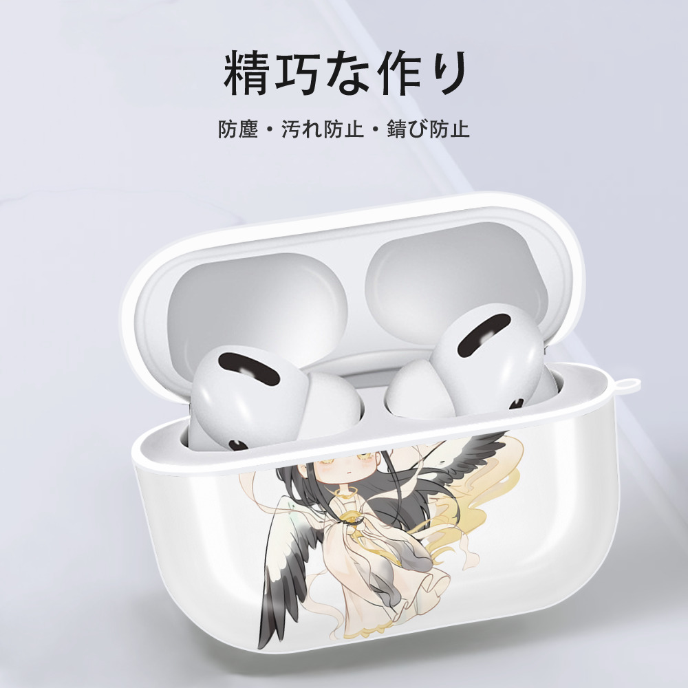 Ne Zha 2 ナタ 魔童の大暴れ 【AirPods Pro用】ハードシェル保護ケース 耐衝撃・防指紋・カラビナ付き商品仕様