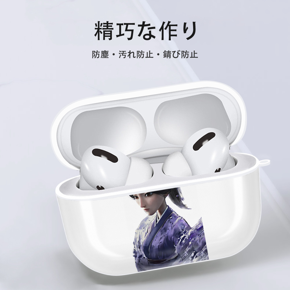 Ne Zha 2 ナタ 魔童の大暴れ 【AirPods Pro用】ハードシェル保護ケース 耐衝撃・防指紋・カラビナ付き商品仕様