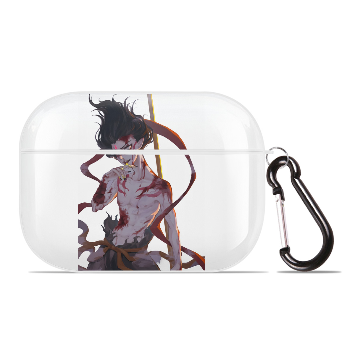 （画像用） Ne Zha 2 ナタ 魔童の大暴れ 【AirPods Pro用】ハードシェル保護ケース 耐衝撃・防指紋・カラビナ付き商品仕様