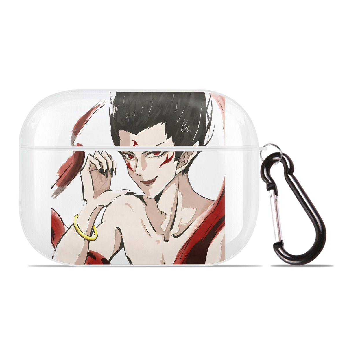 （画像用） Ne Zha 2 ナタ 魔童の大暴れ 【AirPods Pro用】ハードシェル保護ケース 耐衝撃・防指紋・カラビナ付き商品仕様