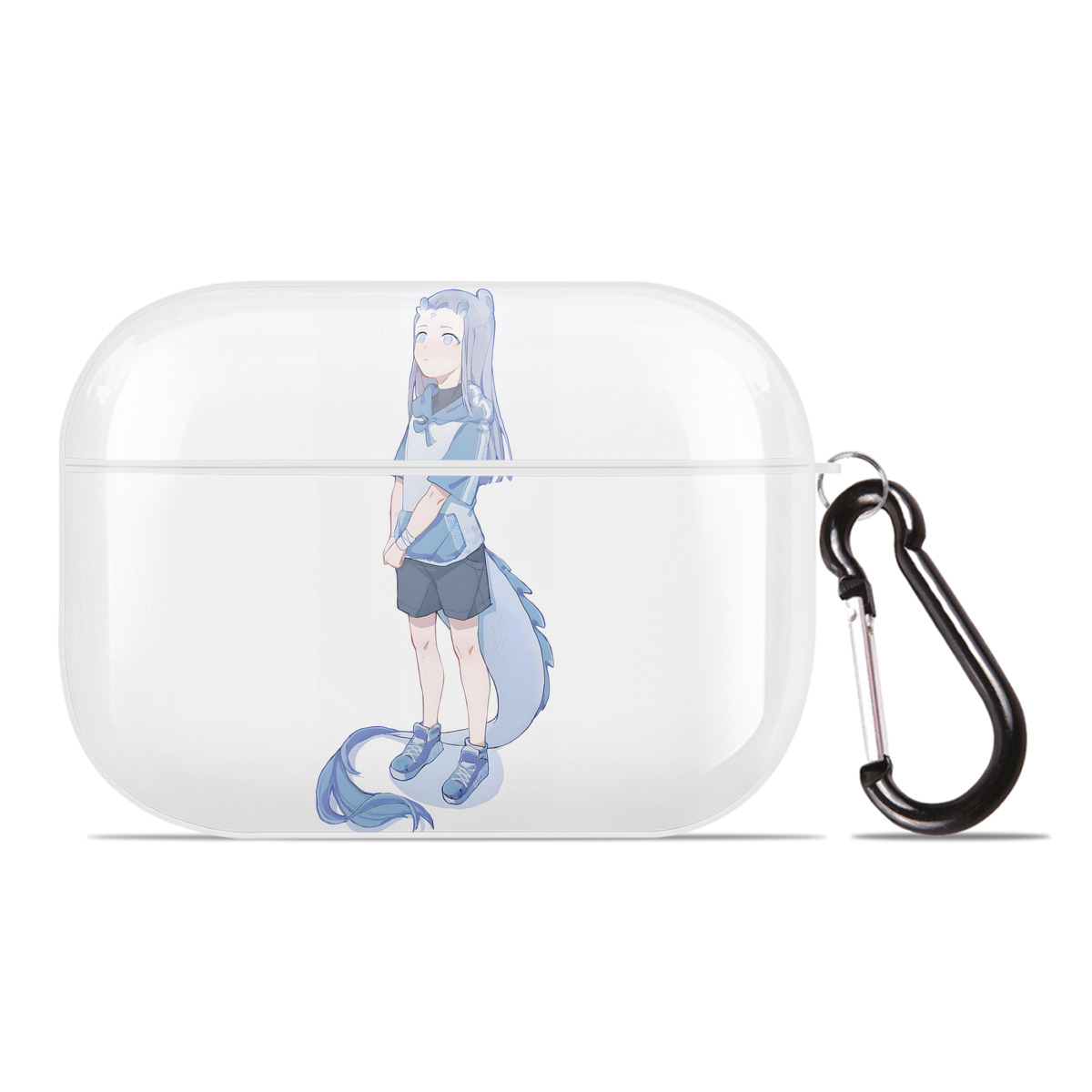 （画像用） Ne Zha 2 ナタ 魔童の大暴れ 【AirPods Pro用】ハードシェル保護ケース 耐衝撃・防指紋・カラビナ付き商品仕様