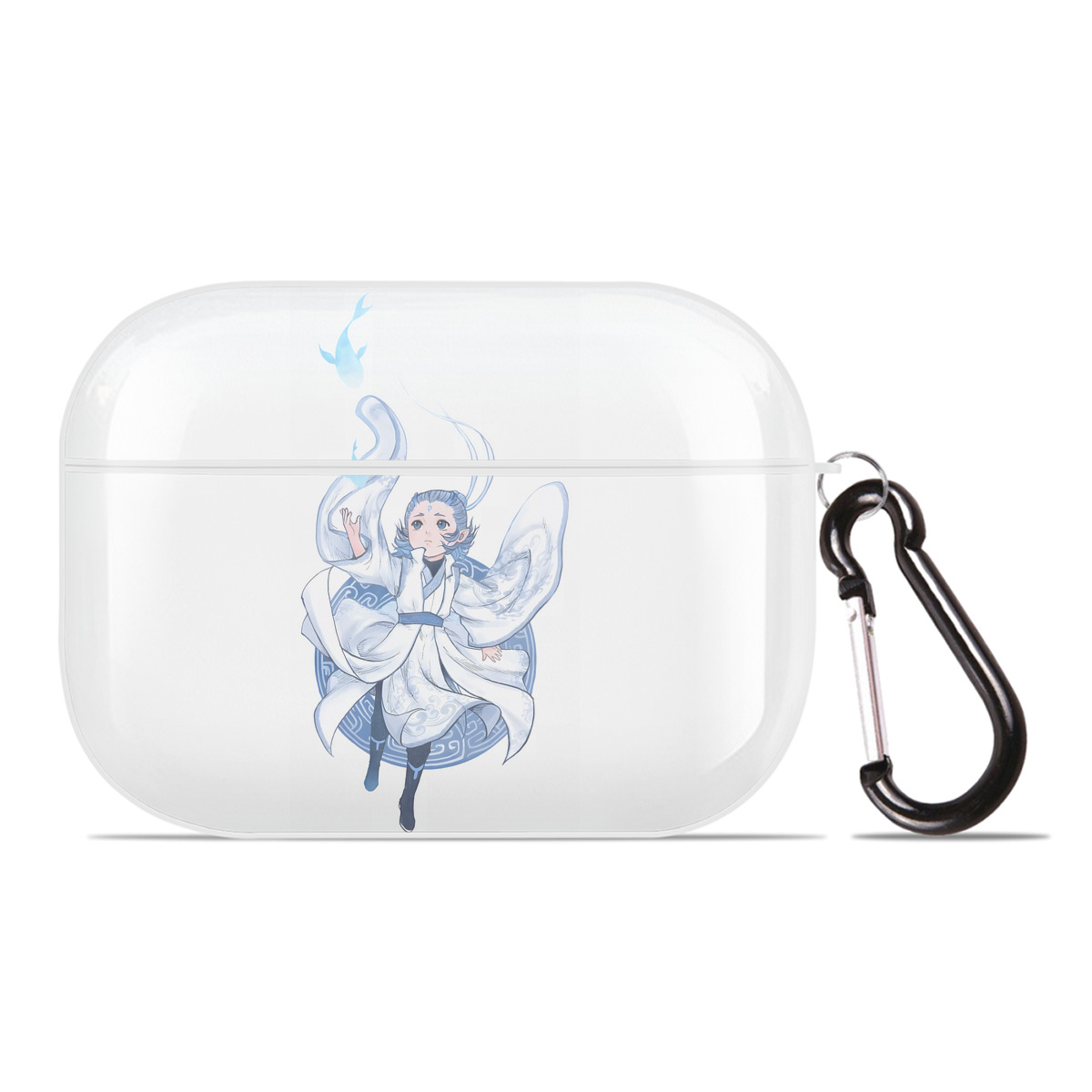 （画像用） Ne Zha 2 ナタ 魔童の大暴れ 【AirPods Pro用】ハードシェル保護ケース 耐衝撃・防指紋・カラビナ付き商品仕様