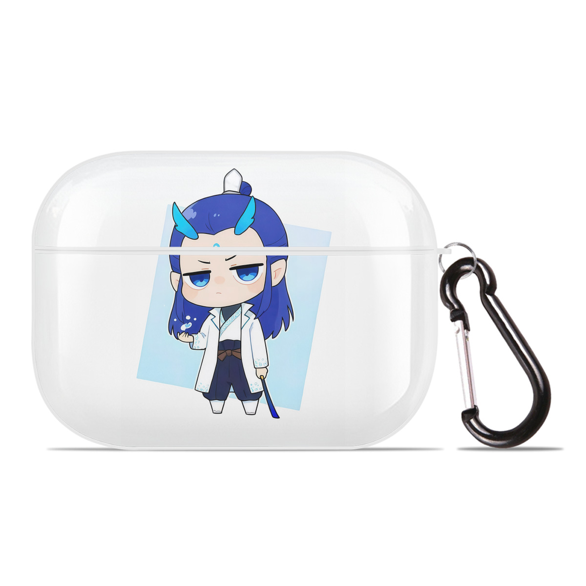 （画像用） Ne Zha 2 ナタ 魔童の大暴れ 【AirPods Pro用】ハードシェル保護ケース 耐衝撃・防指紋・カラビナ付き商品仕様