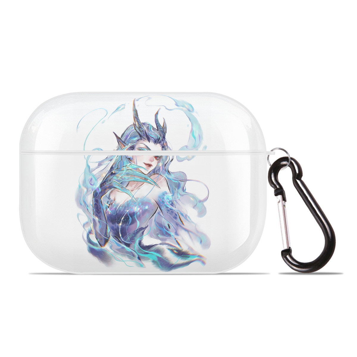 （画像用） Ne Zha 2 ナタ 魔童の大暴れ 【AirPods Pro用】ハードシェル保護ケース 耐衝撃・防指紋・カラビナ付き商品仕様