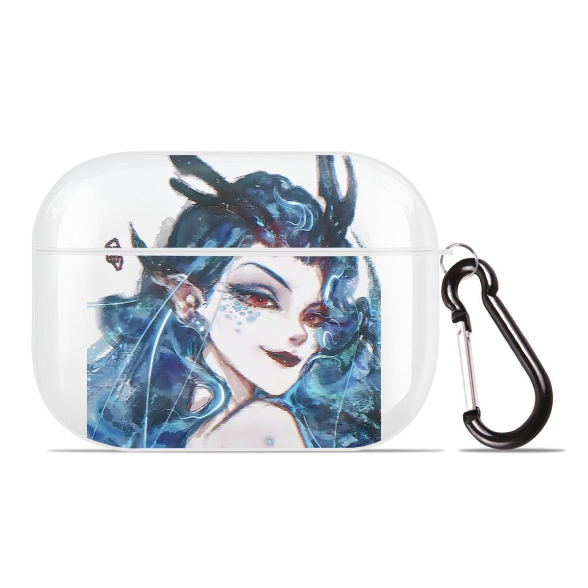 （画像用） Ne Zha 2 ナタ 魔童の大暴れ 【AirPods Pro用】ハードシェル保護ケース 耐衝撃・防指紋・カラビナ付き商品仕様