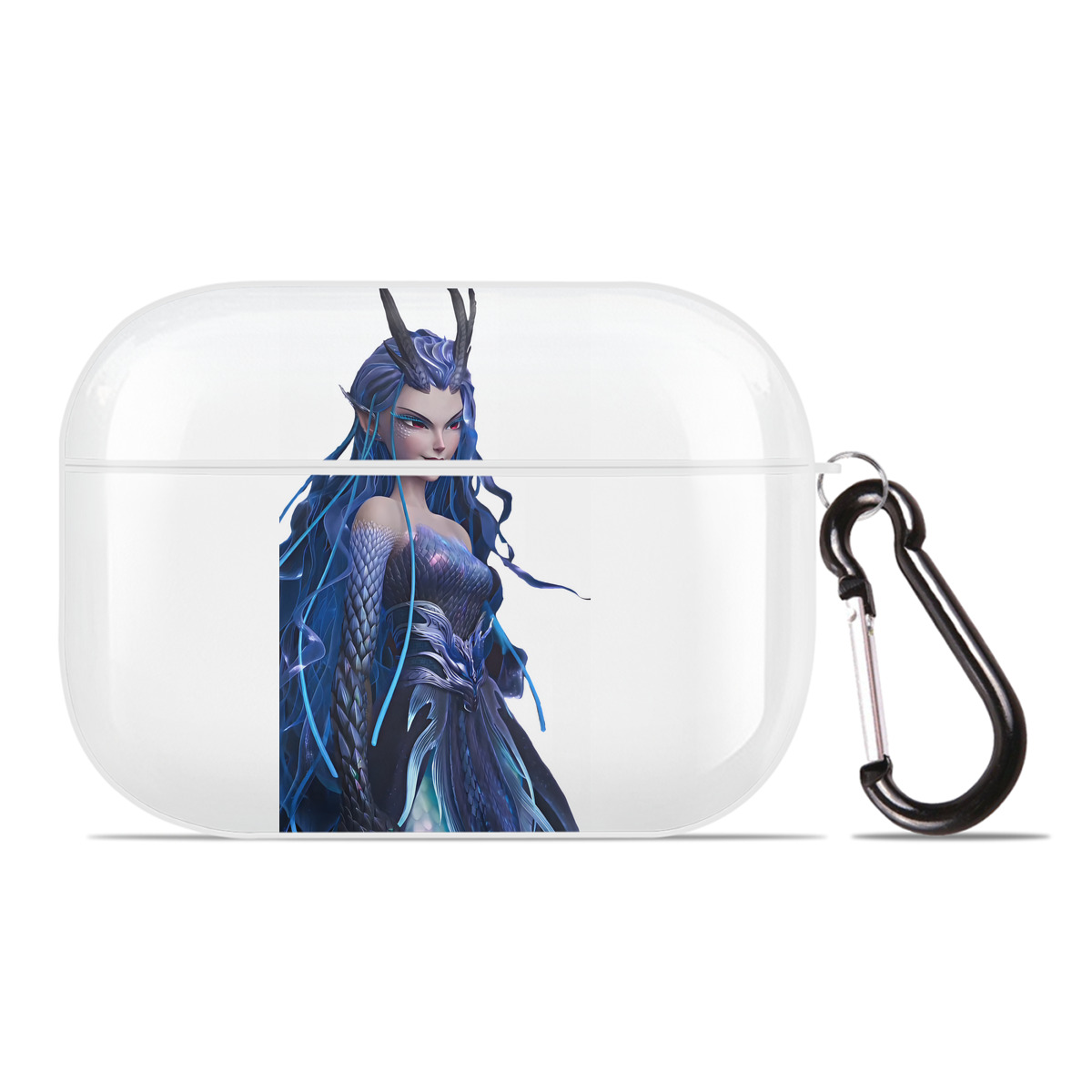 （画像用） Ne Zha 2 ナタ 魔童の大暴れ 【AirPods Pro用】ハードシェル保護ケース 耐衝撃・防指紋・カラビナ付き商品仕様