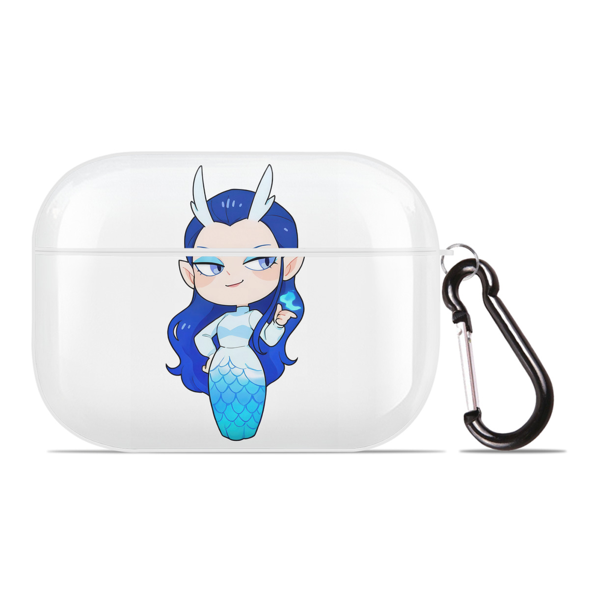 （画像用） Ne Zha 2 ナタ 魔童の大暴れ 【AirPods Pro用】ハードシェル保護ケース 耐衝撃・防指紋・カラビナ付き商品仕様
