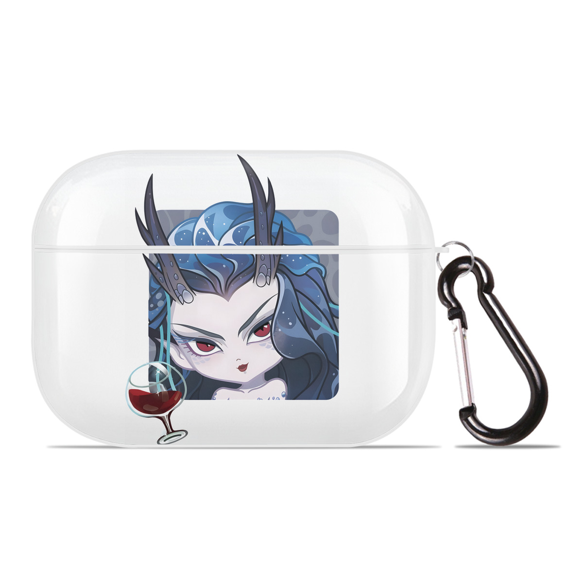 （画像用） Ne Zha 2 ナタ 魔童の大暴れ 【AirPods Pro用】ハードシェル保護ケース 耐衝撃・防指紋・カラビナ付き商品仕様