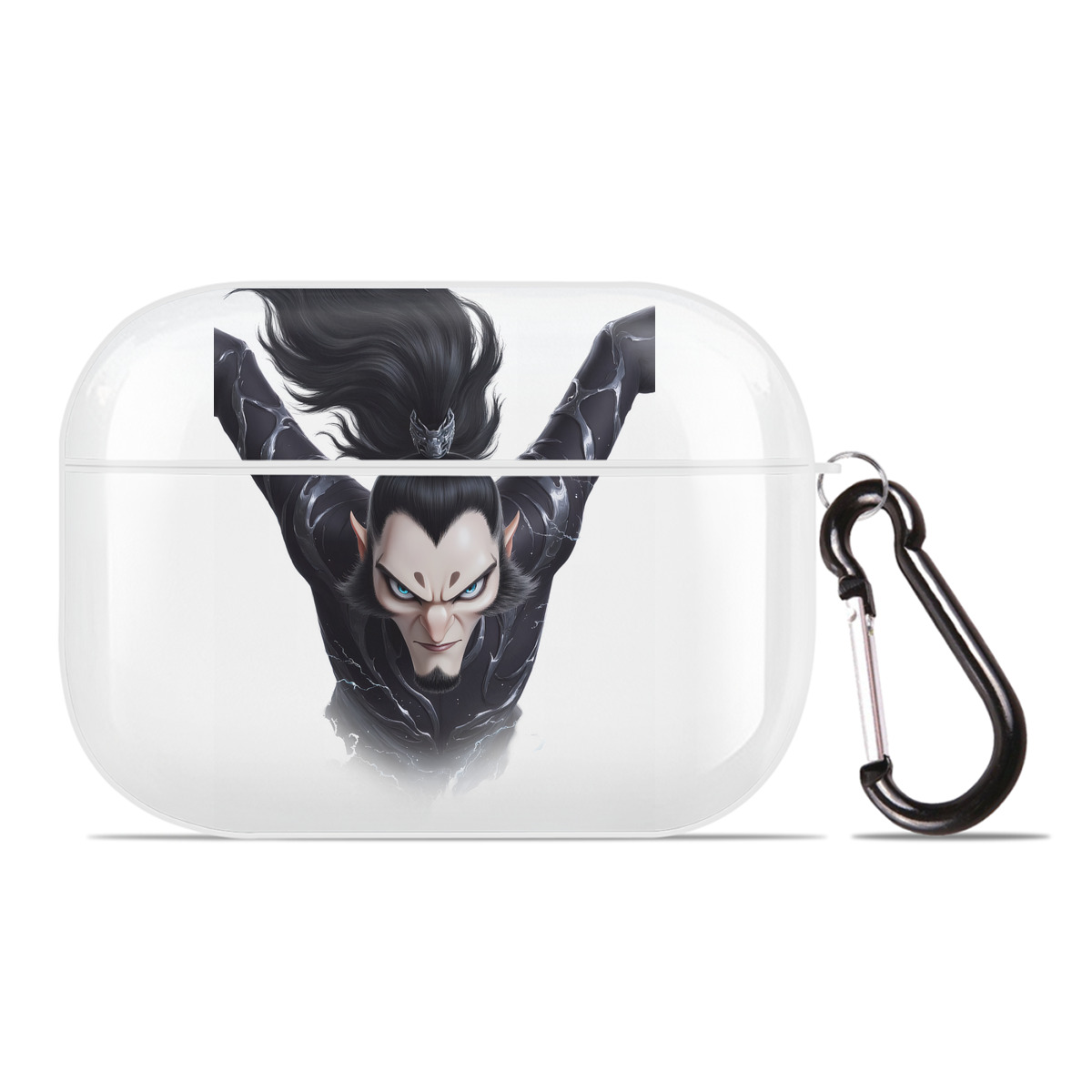 （画像用） Ne Zha 2 ナタ 魔童の大暴れ 【AirPods Pro用】ハードシェル保護ケース 耐衝撃・防指紋・カラビナ付き商品仕様