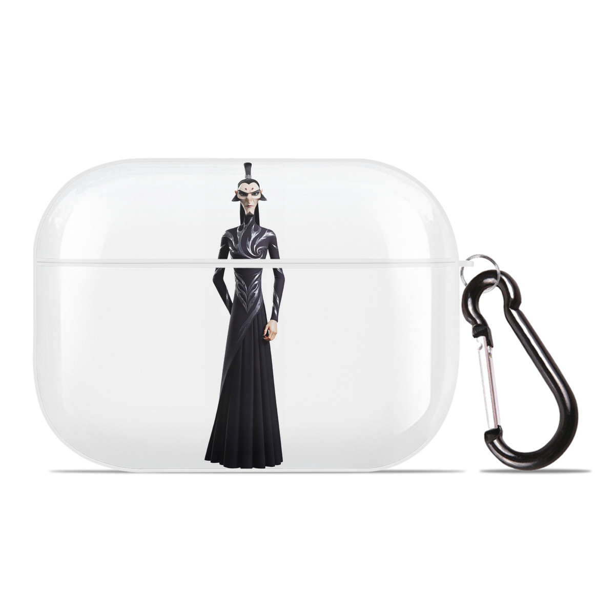 （画像用） Ne Zha 2 ナタ 魔童の大暴れ 【AirPods Pro用】ハードシェル保護ケース 耐衝撃・防指紋・カラビナ付き商品仕様