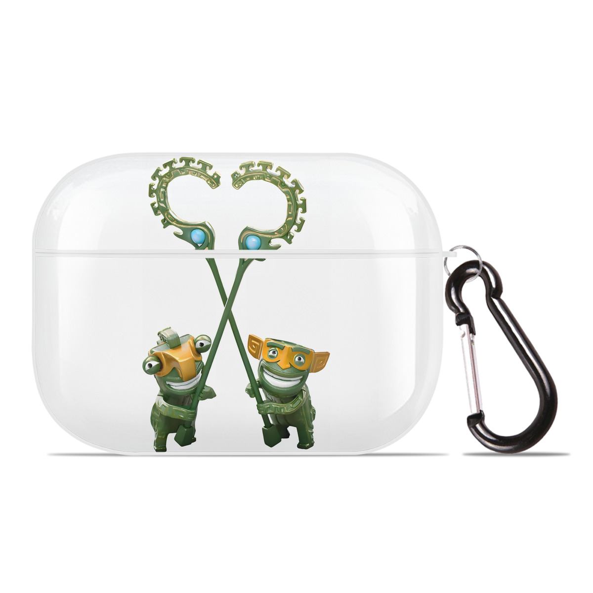 （画像用） Ne Zha 2 ナタ 魔童の大暴れ 【AirPods Pro用】ハードシェル保護ケース 耐衝撃・防指紋・カラビナ付き商品仕様