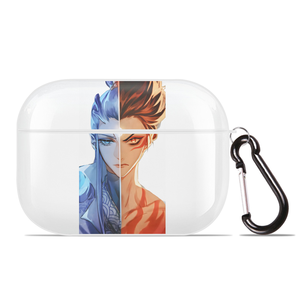 （画像用） Ne Zha 2 ナタ 魔童の大暴れ 【AirPods Pro用】ハードシェル保護ケース 耐衝撃・防指紋・カラビナ付き商品仕様