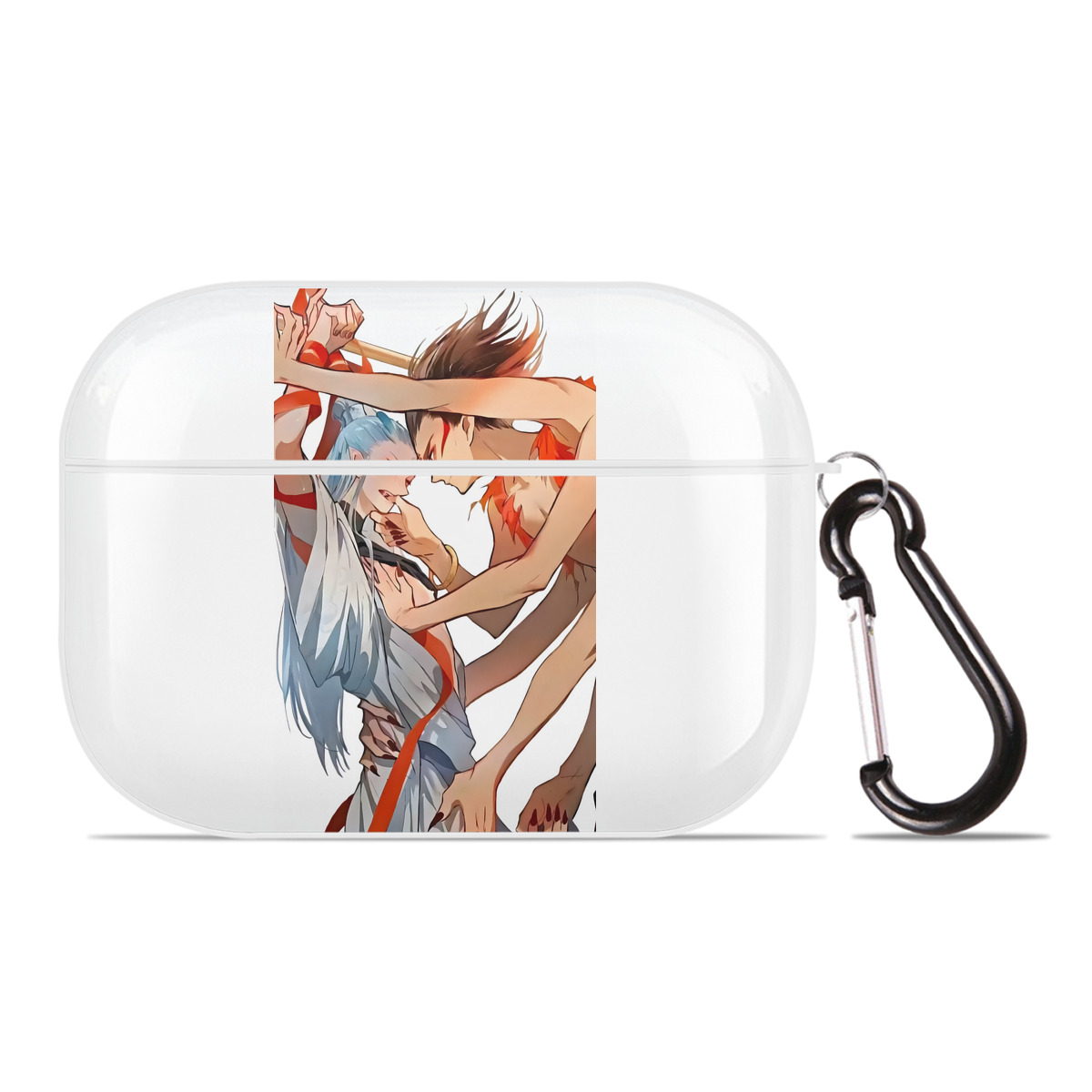 （画像用） Ne Zha 2 ナタ 魔童の大暴れ 【AirPods Pro用】ハードシェル保護ケース 耐衝撃・防指紋・カラビナ付き商品仕様