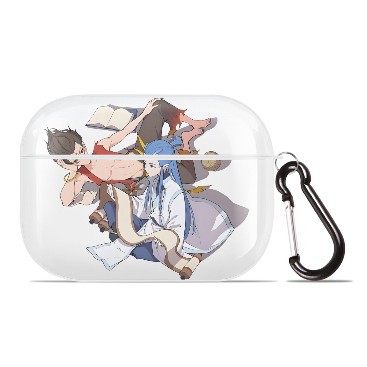 （画像用） Ne Zha 2 ナタ 魔童の大暴れ 【AirPods Pro用】ハードシェル保護ケース 耐衝撃・防指紋・カラビナ付き商品仕様