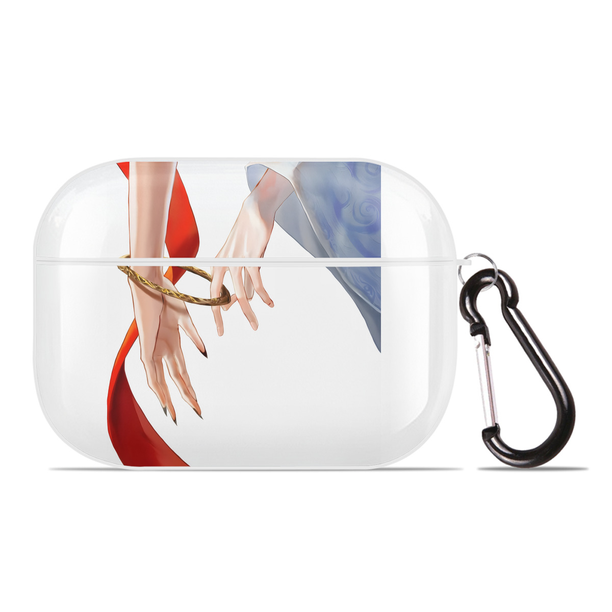 （画像用） Ne Zha 2 ナタ 魔童の大暴れ 【AirPods Pro用】ハードシェル保護ケース 耐衝撃・防指紋・カラビナ付き商品仕様