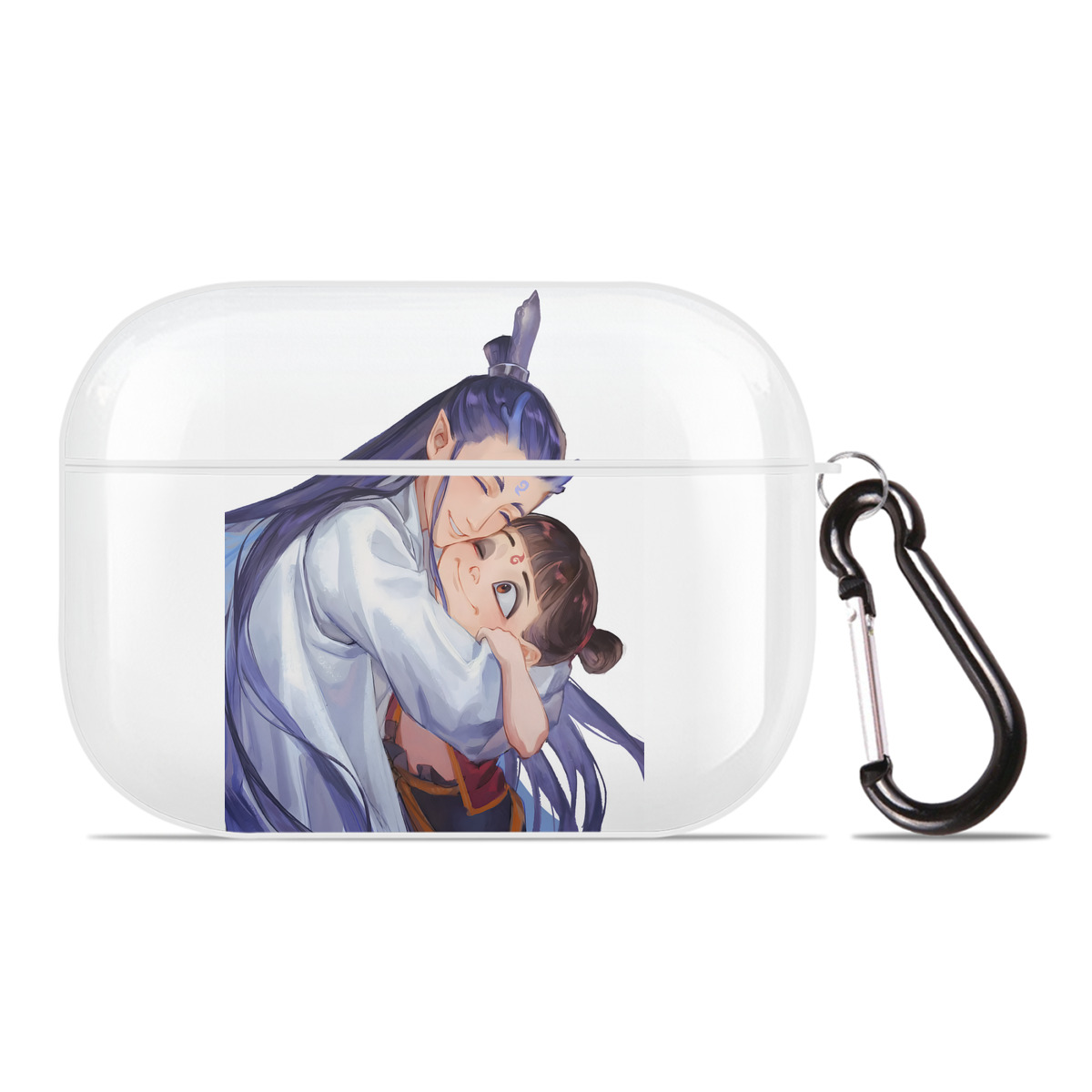 （画像用） Ne Zha 2 ナタ 魔童の大暴れ 【AirPods Pro用】ハードシェル保護ケース 耐衝撃・防指紋・カラビナ付き商品仕様