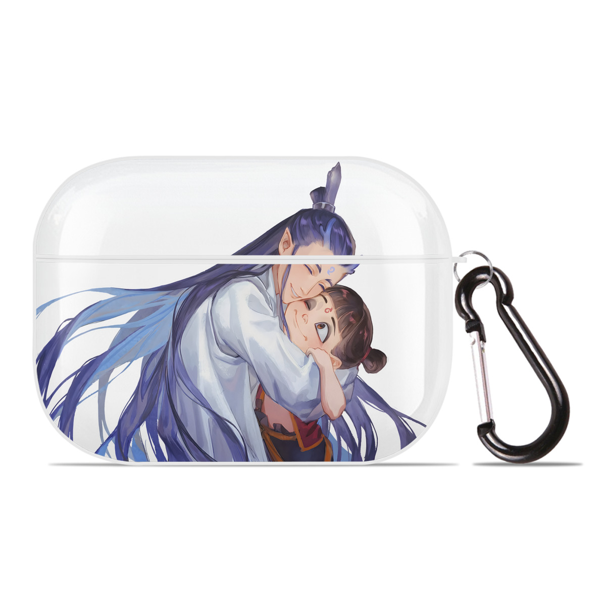（画像用） Ne Zha 2 ナタ 魔童の大暴れ 【AirPods Pro用】ハードシェル保護ケース 耐衝撃・防指紋・カラビナ付き商品仕様