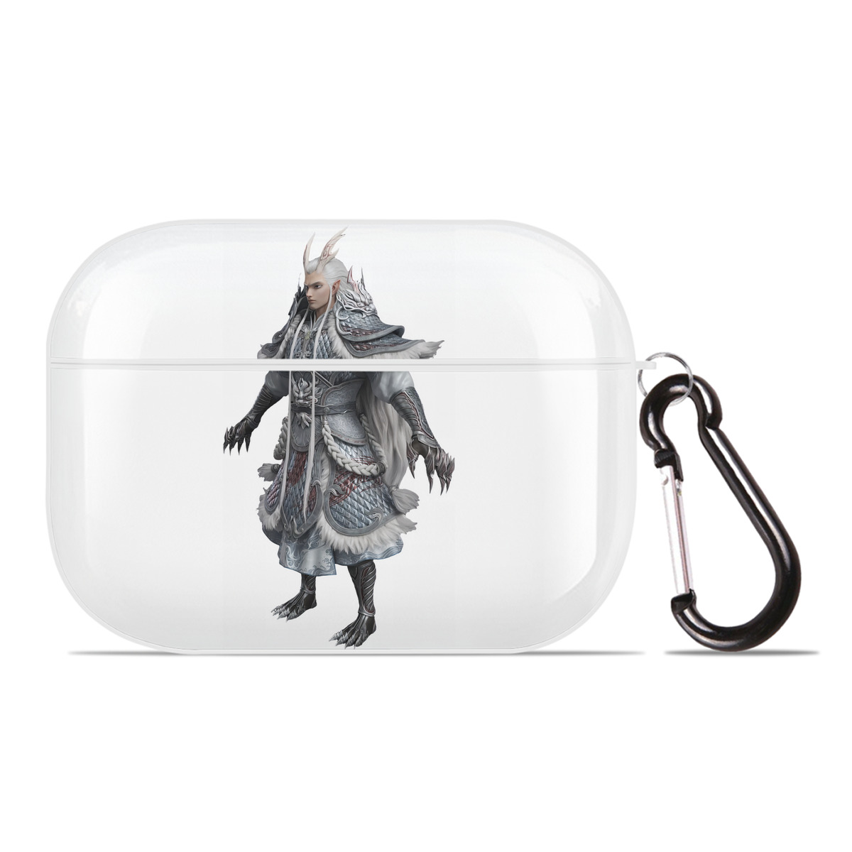 （画像用） Ne Zha 2 ナタ 魔童の大暴れ 【AirPods Pro用】ハードシェル保護ケース 耐衝撃・防指紋・カラビナ付き商品仕様