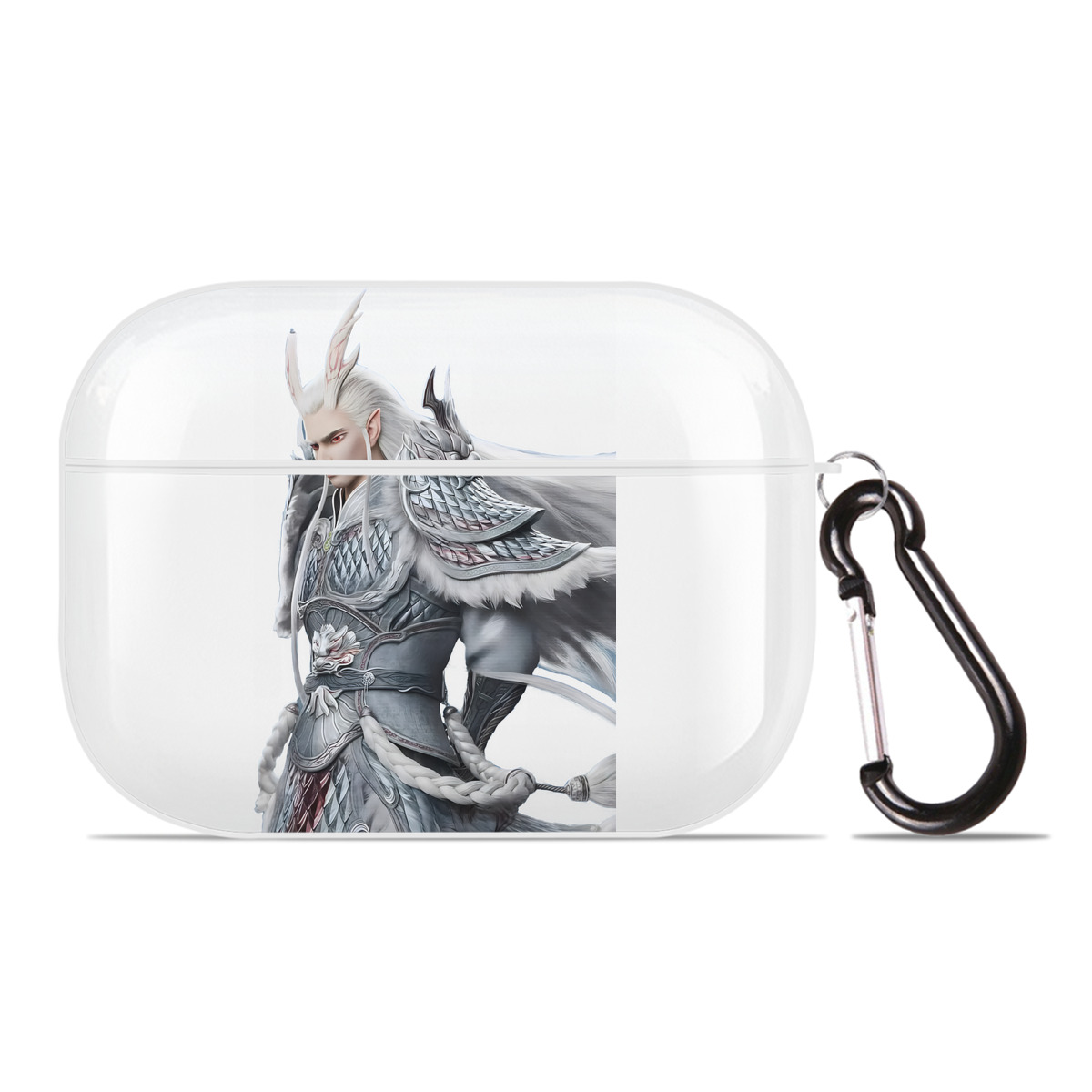 （画像用） Ne Zha 2 ナタ 魔童の大暴れ 【AirPods Pro用】ハードシェル保護ケース 耐衝撃・防指紋・カラビナ付き商品仕様