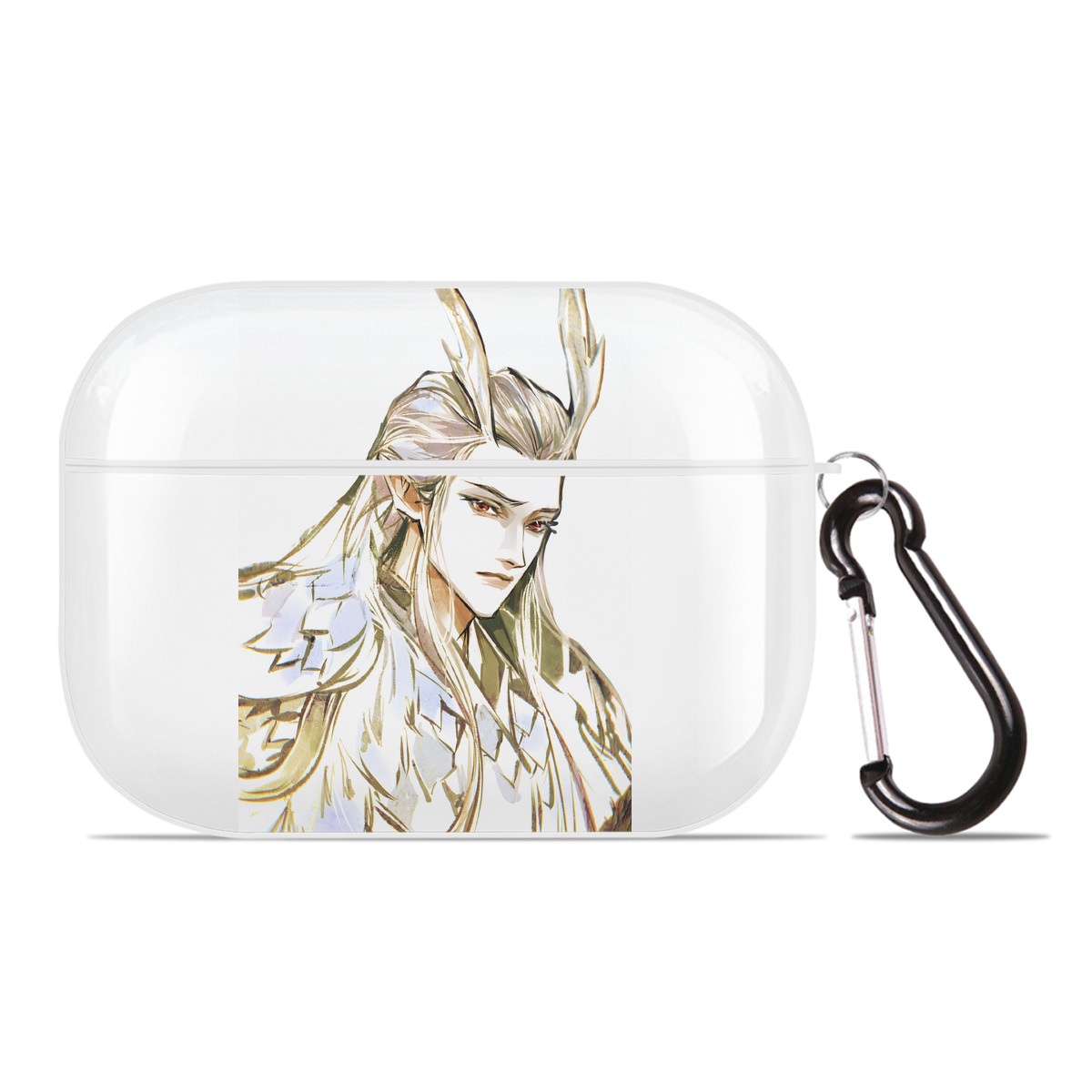 （画像用） Ne Zha 2 ナタ 魔童の大暴れ 【AirPods Pro用】ハードシェル保護ケース 耐衝撃・防指紋・カラビナ付き商品仕様