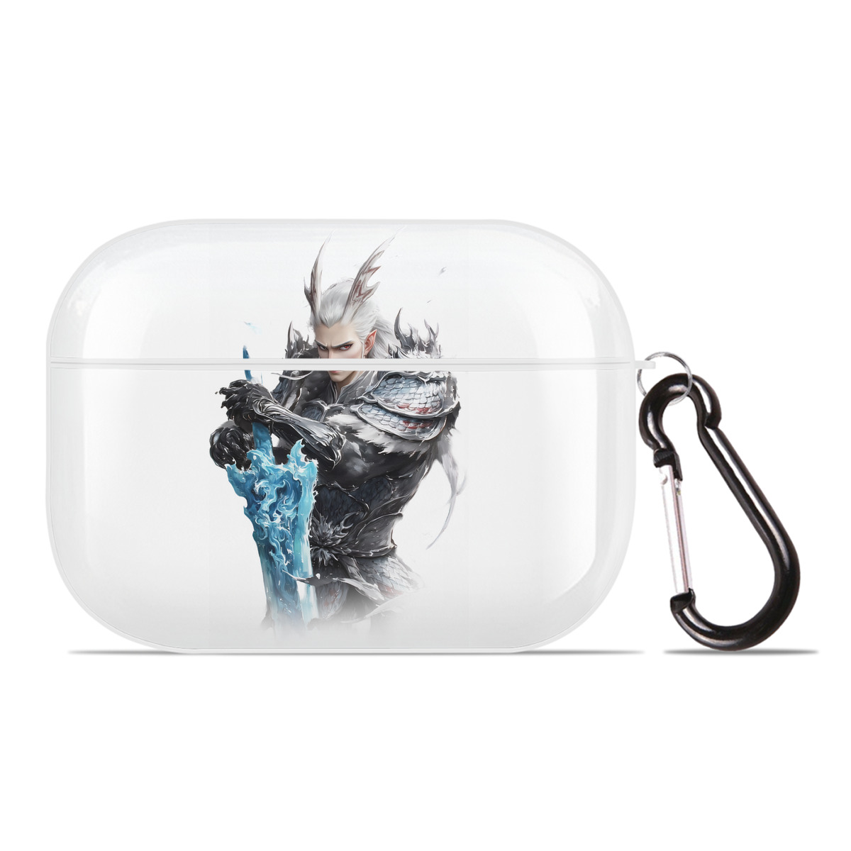 （画像用） Ne Zha 2 ナタ 魔童の大暴れ 【AirPods Pro用】ハードシェル保護ケース 耐衝撃・防指紋・カラビナ付き商品仕様