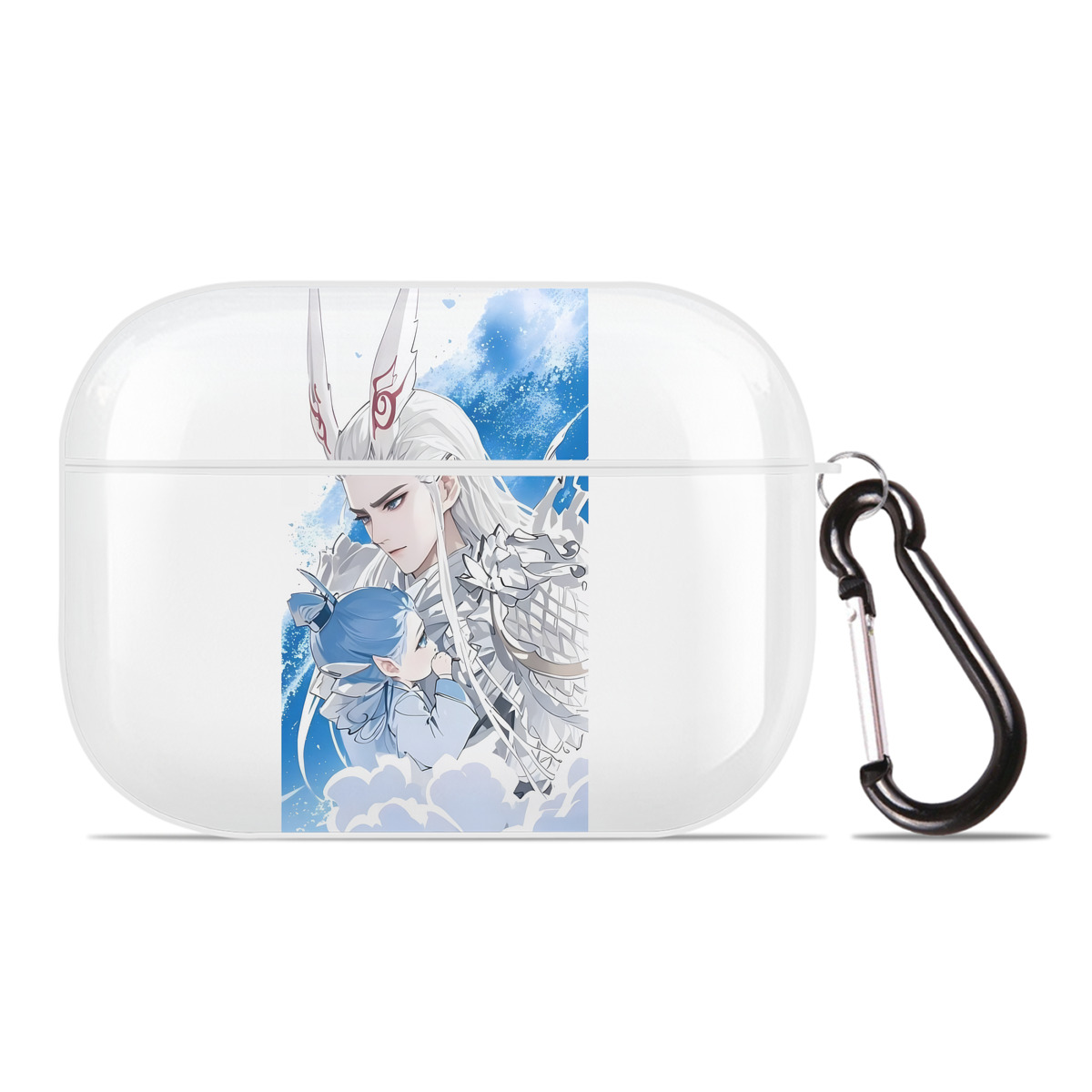 （画像用） Ne Zha 2 ナタ 魔童の大暴れ 【AirPods Pro用】ハードシェル保護ケース 耐衝撃・防指紋・カラビナ付き商品仕様