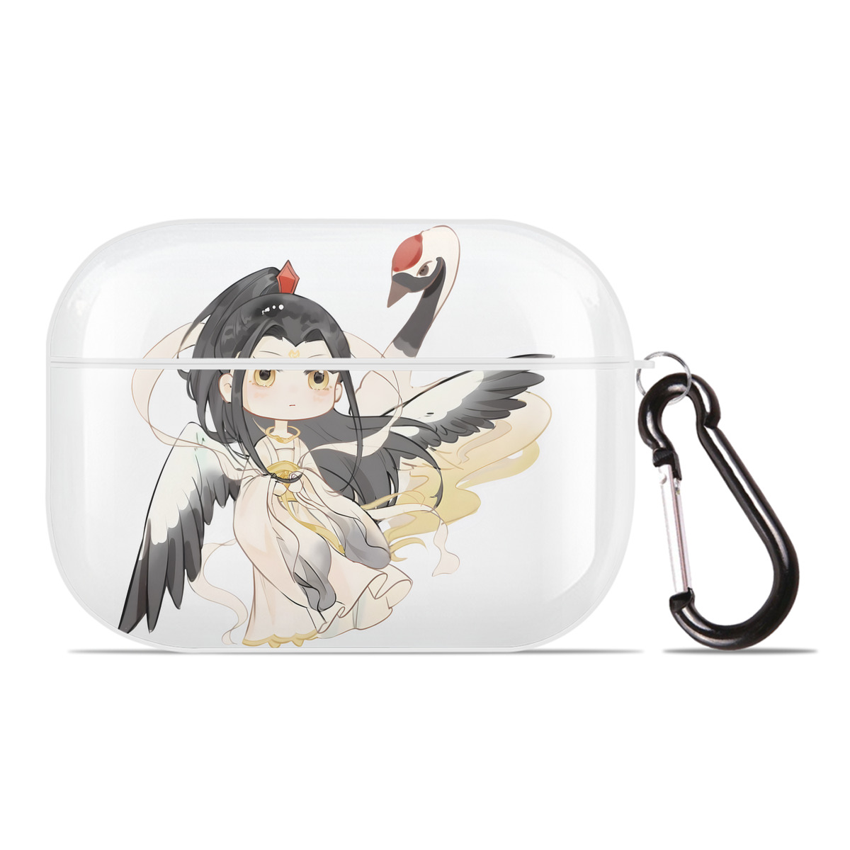 （画像用） Ne Zha 2 ナタ 魔童の大暴れ 【AirPods Pro用】ハードシェル保護ケース 耐衝撃・防指紋・カラビナ付き商品仕様