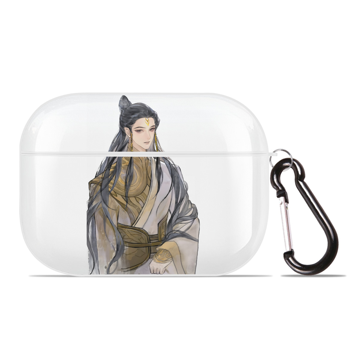 （画像用） Ne Zha 2 ナタ 魔童の大暴れ 【AirPods Pro用】ハードシェル保護ケース 耐衝撃・防指紋・カラビナ付き商品仕様