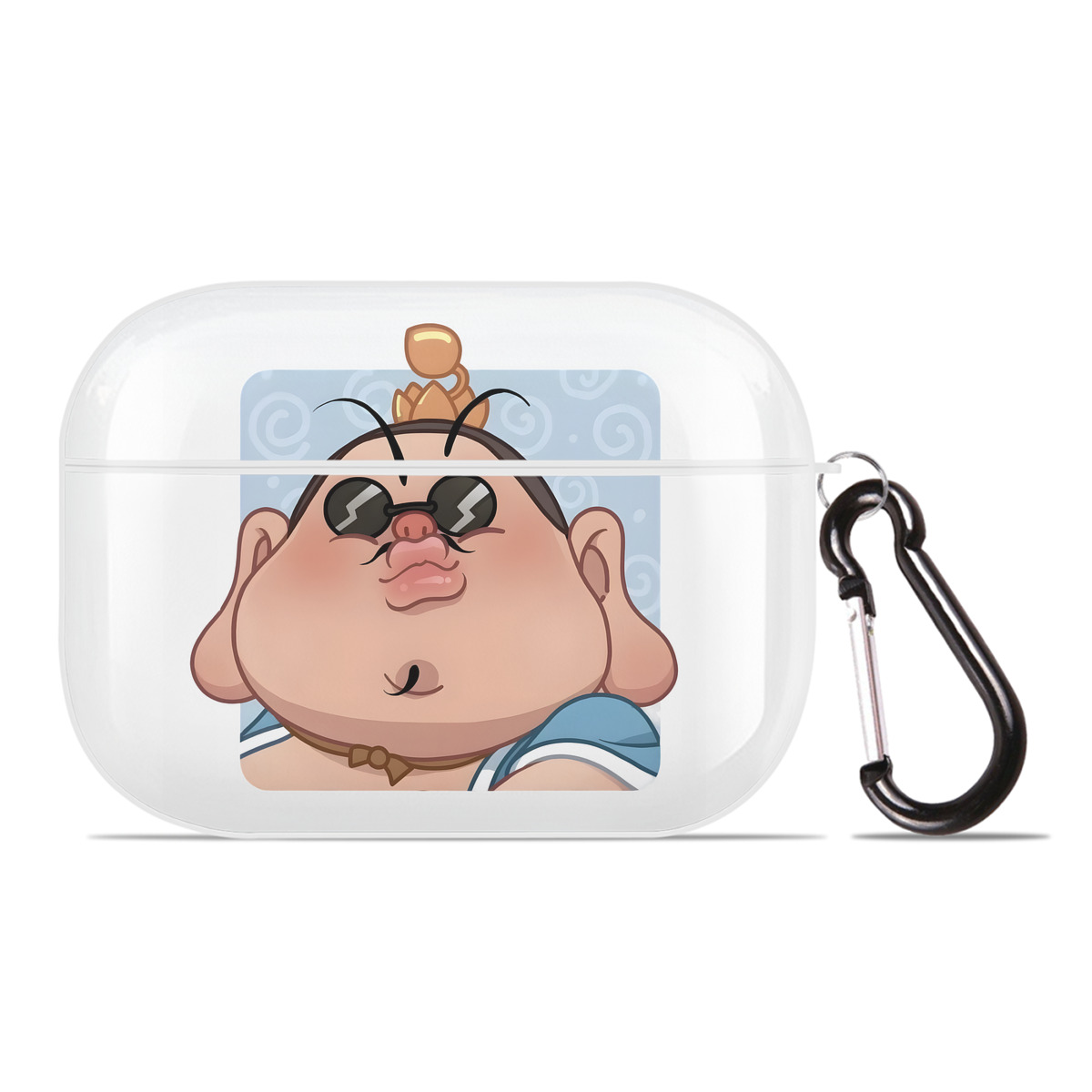 （画像用） Ne Zha 2 ナタ 魔童の大暴れ 【AirPods Pro用】ハードシェル保護ケース 耐衝撃・防指紋・カラビナ付き商品仕様