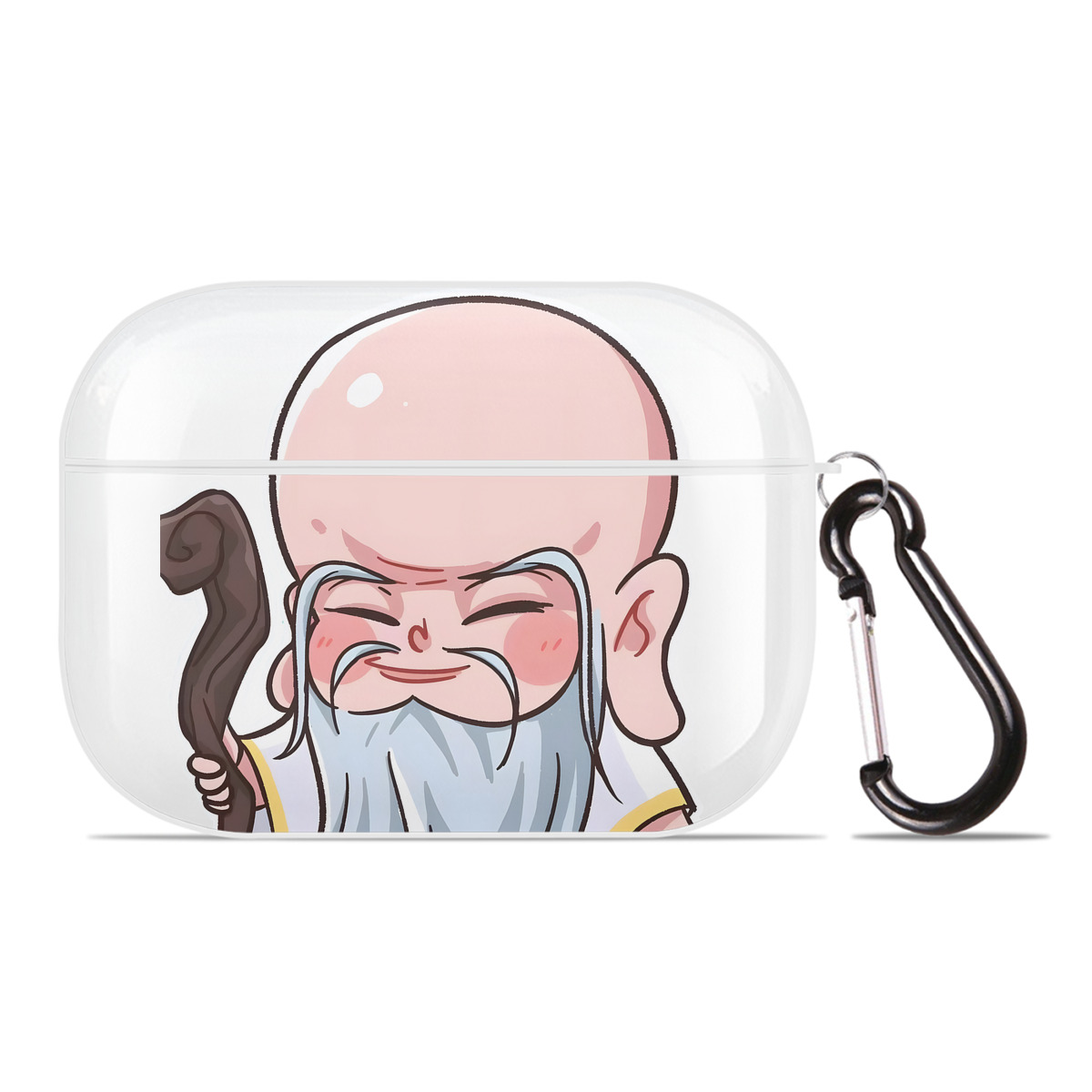 （画像用） Ne Zha 2 ナタ 魔童の大暴れ 【AirPods Pro用】ハードシェル保護ケース 耐衝撃・防指紋・カラビナ付き商品仕様