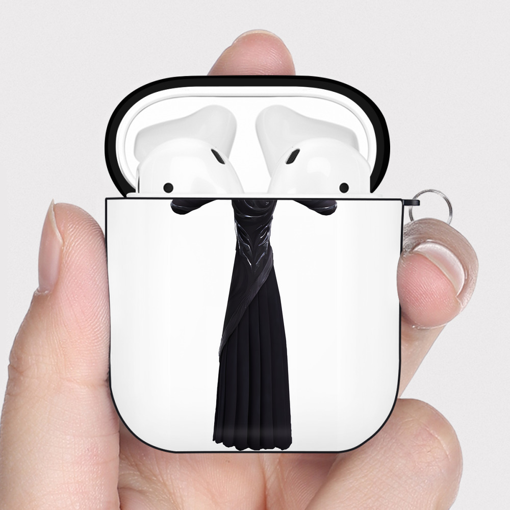 （画像用） Ne Zha 2 ナタ 魔童の大暴れ AirPods 第2世代保護ケース ハードシェル ブラック 耐衝撃・防指紋・カラビナ付き