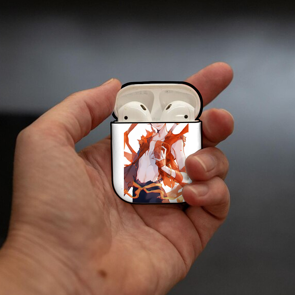 Ne Zha 2 ナタ 魔童の大暴れ AirPods 第2世代保護ケース ハードシェル ブラック 耐衝撃・防指紋・カラビナ付き