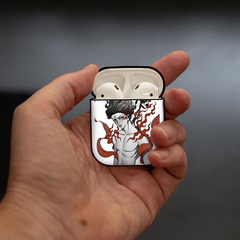 Ne Zha 2 ナタ 魔童の大暴れ AirPods 第2世代保護ケース ハードシェル ブラック 耐衝撃・防指紋・カラビナ付き