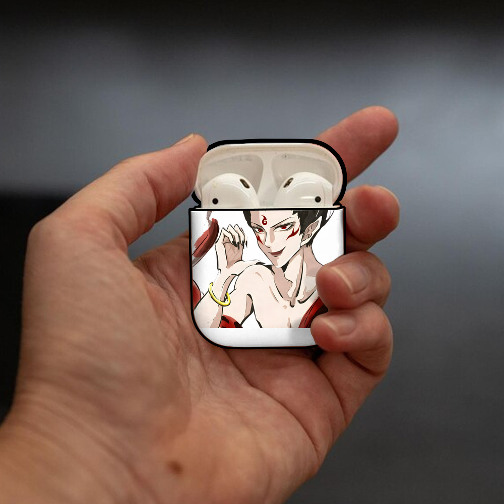 Ne Zha 2 ナタ 魔童の大暴れ AirPods 第2世代保護ケース ハードシェル ブラック 耐衝撃・防指紋・カラビナ付き