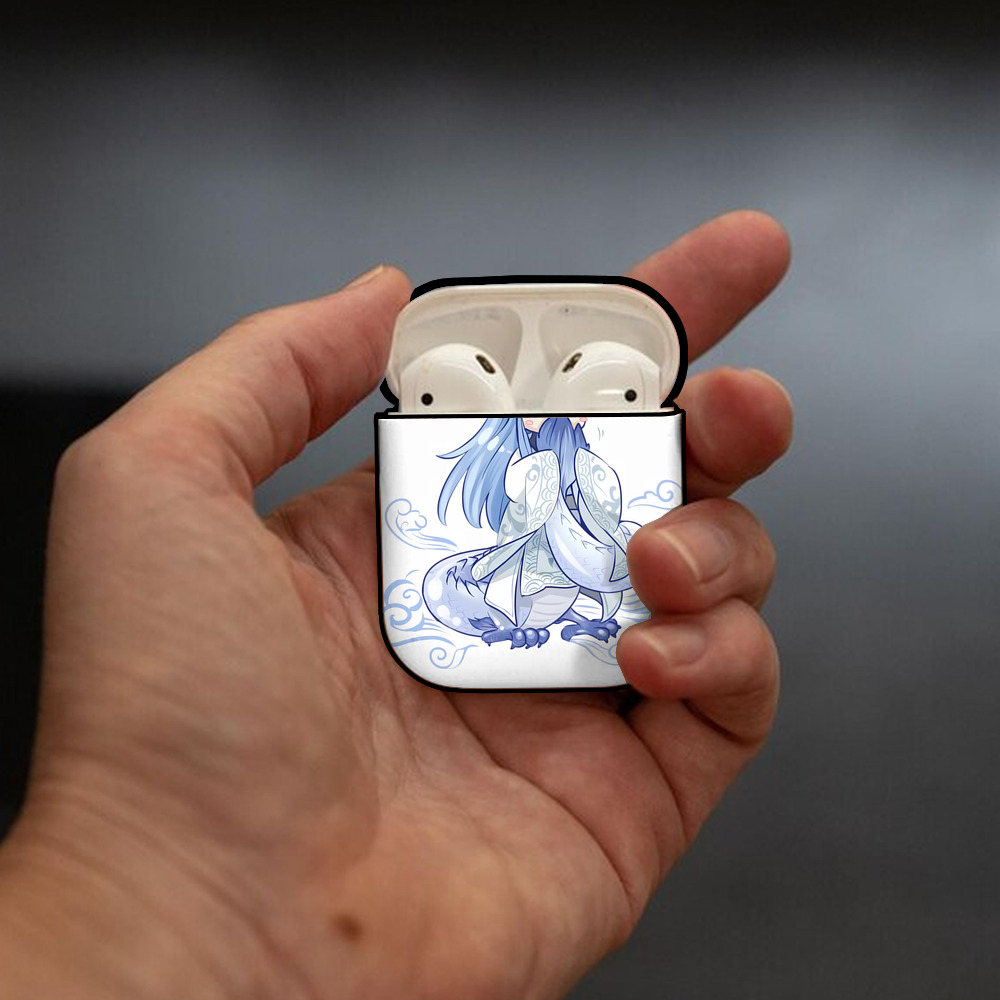 Ne Zha 2 ナタ 魔童の大暴れ AirPods 第2世代保護ケース ハードシェル ブラック 耐衝撃・防指紋・カラビナ付き