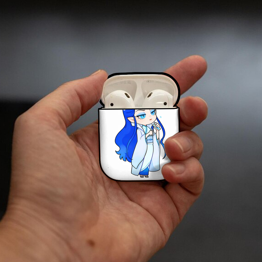Ne Zha 2 ナタ 魔童の大暴れ AirPods 第2世代保護ケース ハードシェル ブラック 耐衝撃・防指紋・カラビナ付き
