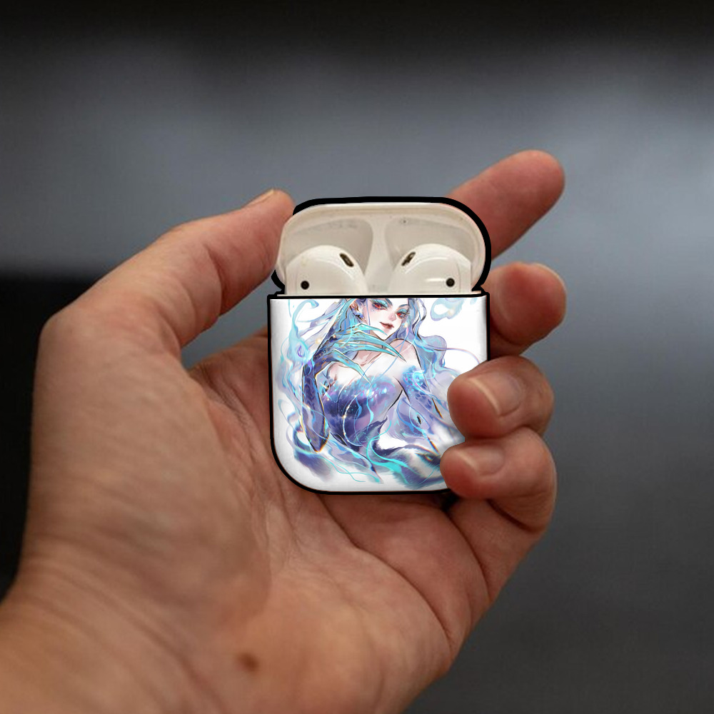 Ne Zha 2 ナタ 魔童の大暴れ AirPods 第2世代保護ケース ハードシェル ブラック 耐衝撃・防指紋・カラビナ付き