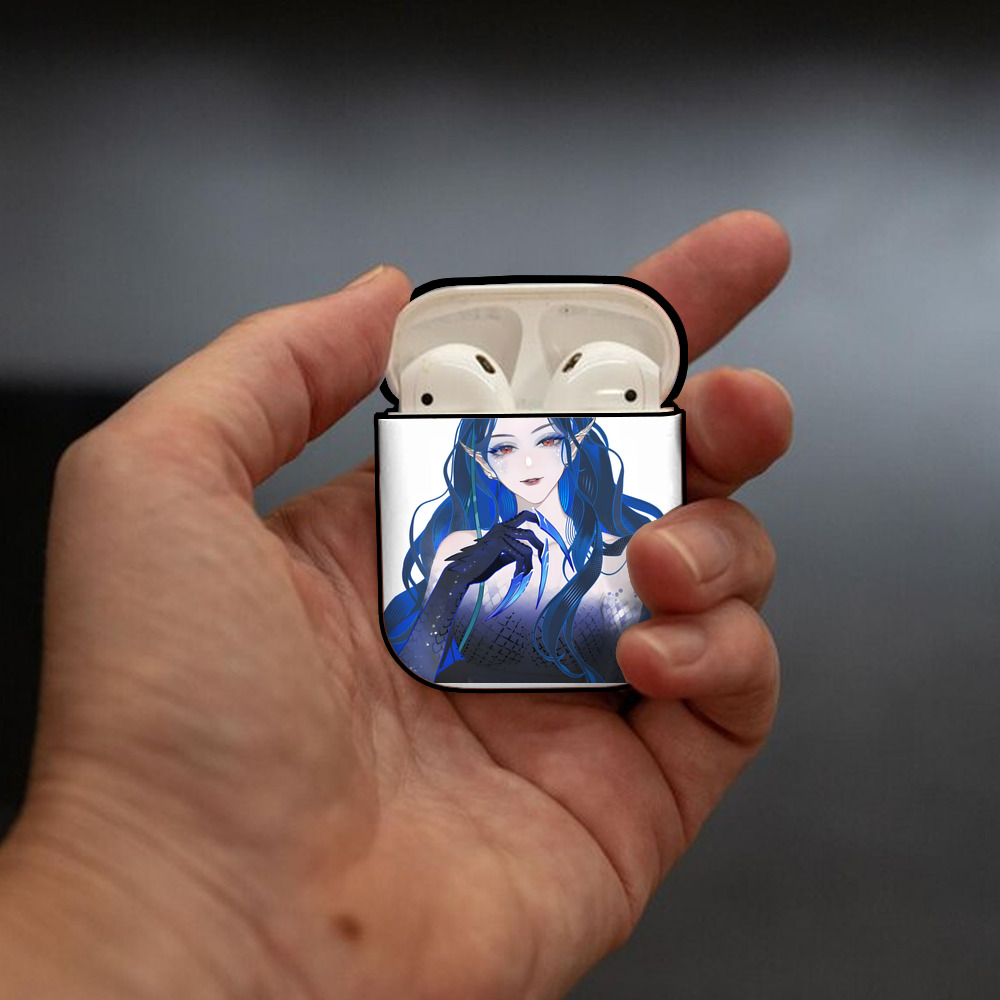 Ne Zha 2 ナタ 魔童の大暴れ AirPods 第2世代保護ケース ハードシェル ブラック 耐衝撃・防指紋・カラビナ付き