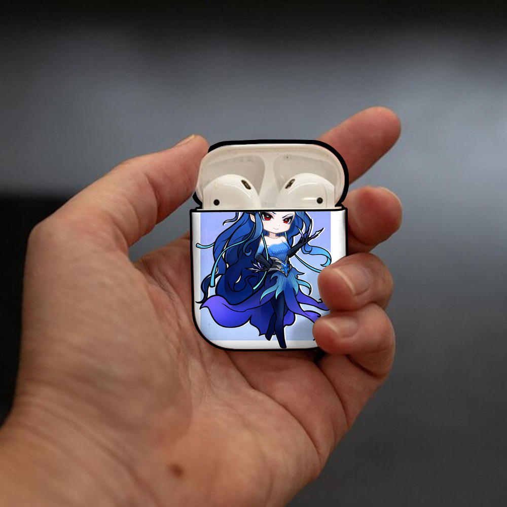 Ne Zha 2 ナタ 魔童の大暴れ AirPods 第2世代保護ケース ハードシェル ブラック 耐衝撃・防指紋・カラビナ付き