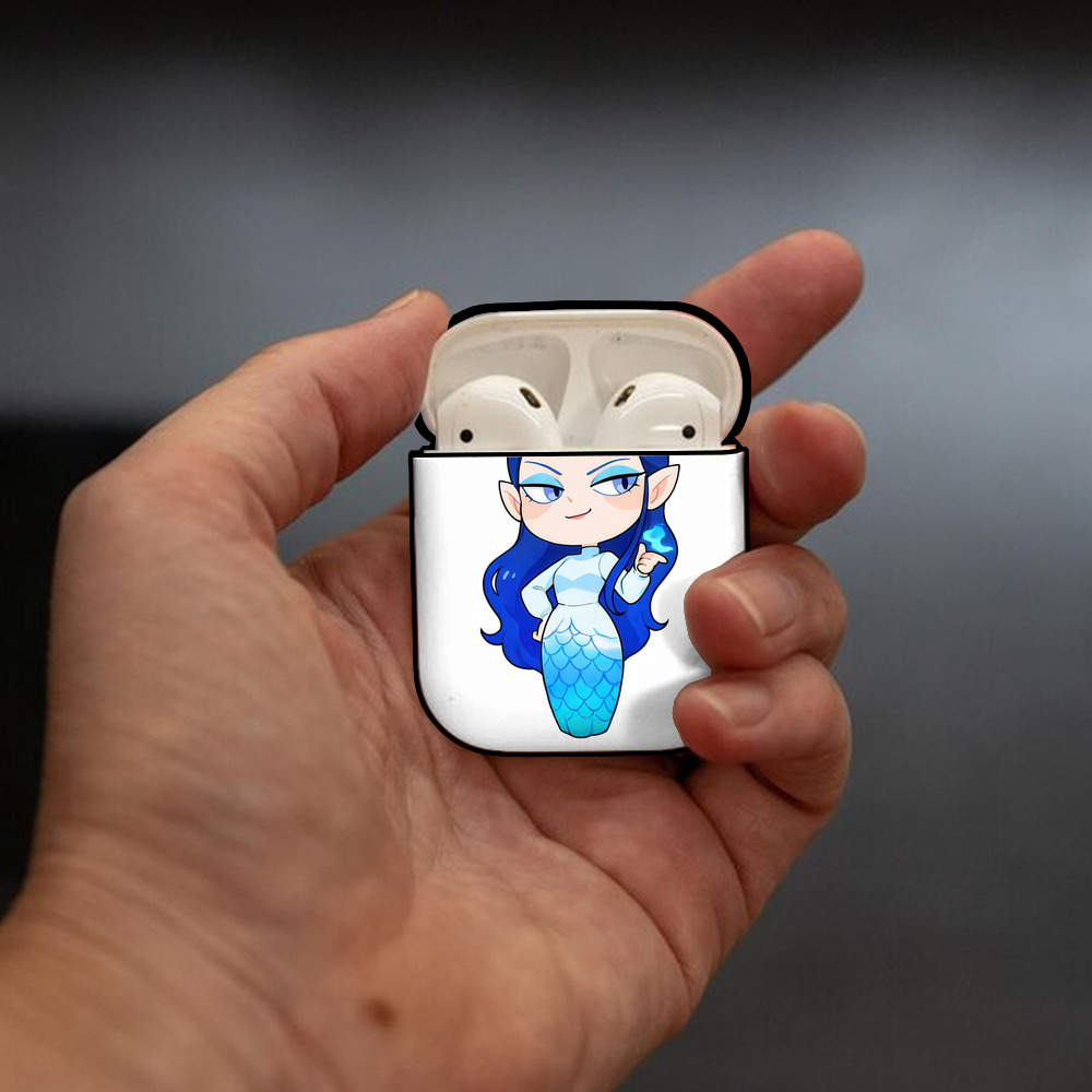Ne Zha 2 ナタ 魔童の大暴れ AirPods 第2世代保護ケース ハードシェル ブラック 耐衝撃・防指紋・カラビナ付き