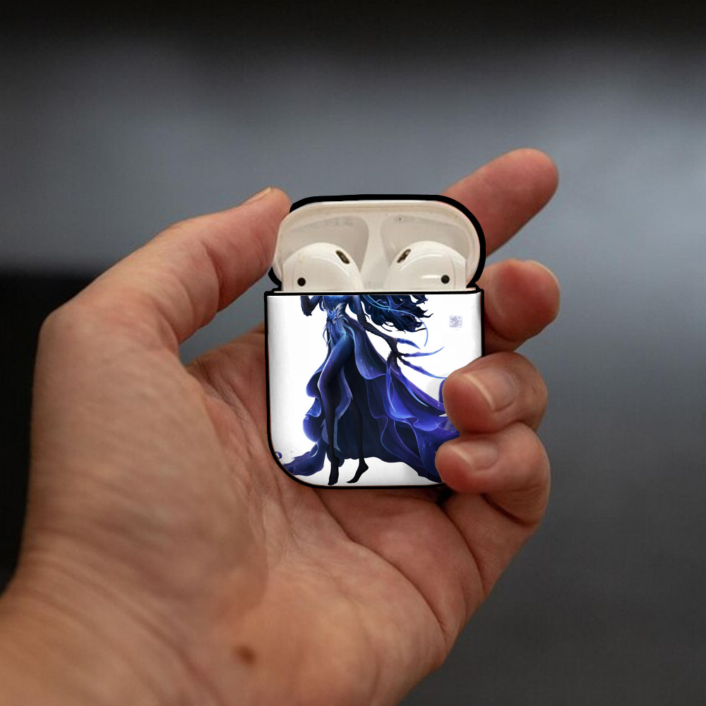 Ne Zha 2 ナタ 魔童の大暴れ AirPods 第2世代保護ケース ハードシェル ブラック 耐衝撃・防指紋・カラビナ付き