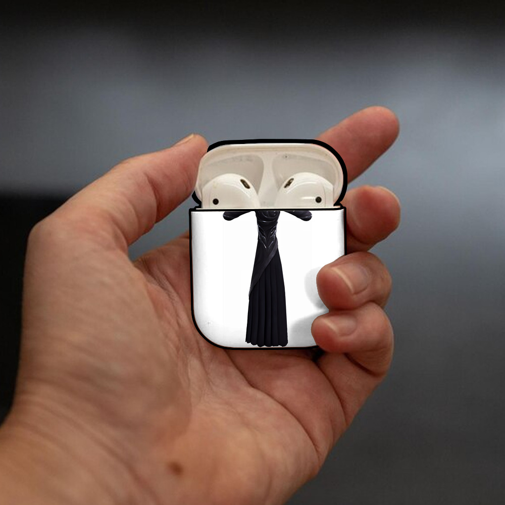 Ne Zha 2 ナタ 魔童の大暴れ AirPods 第2世代保護ケース ハードシェル ブラック 耐衝撃・防指紋・カラビナ付き