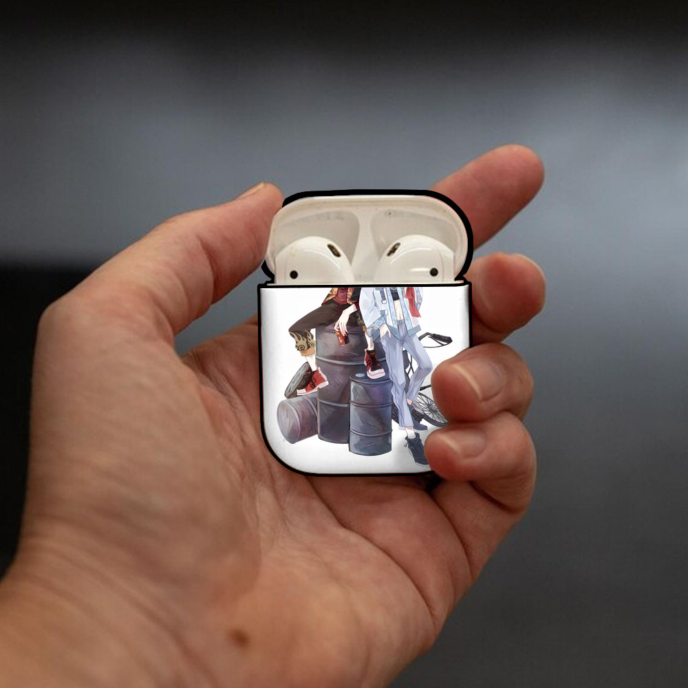 Ne Zha 2 ナタ 魔童の大暴れ AirPods 第2世代保護ケース ハードシェル ブラック 耐衝撃・防指紋・カラビナ付き